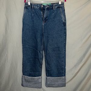 Medium wash denim jean